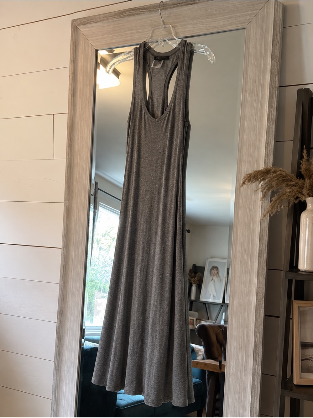 Bcbg Gray Sleeveless Maxi Dress